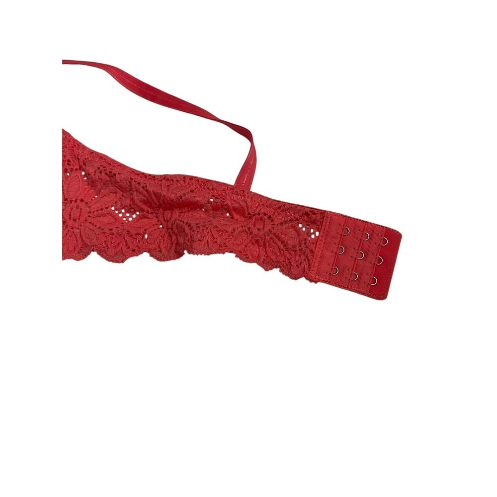 FAYLINA WOMENS LIGHT PUSH UP CORAL LACE BRA SIZE 42C - Picture 3 of 4